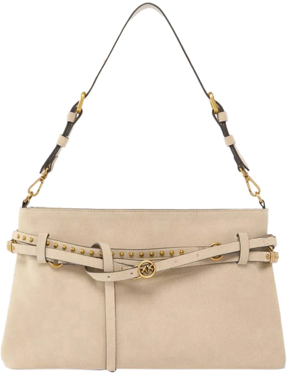 Pinko Shoulder Bags Beige