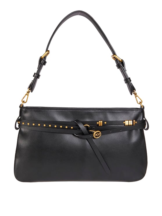 Pinko Classic Vitello Smooth Leather Handbag