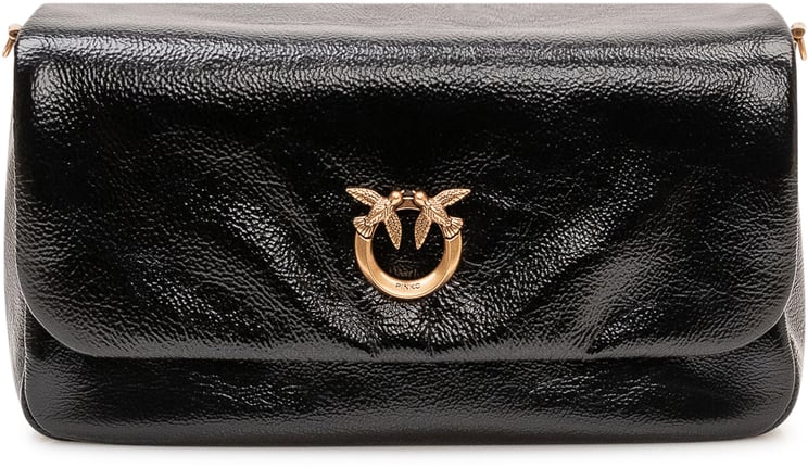 Pinko Borsa Click Soft Baguette con Patta