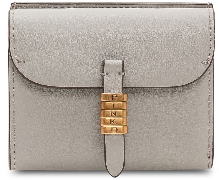 Pinko Portafoglio Saddle con Patta e Chiusura Frontale