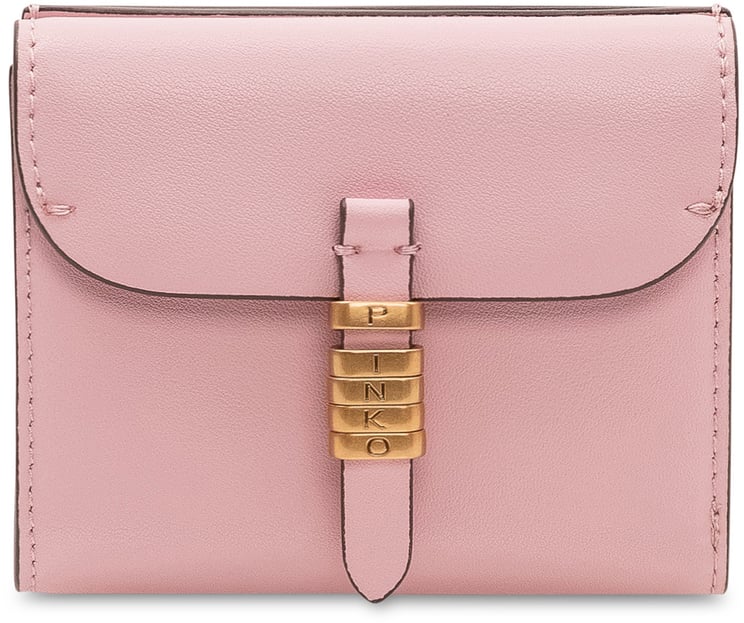 Pinko Portafoglio Saddle con Patta e Chiusura Frontale