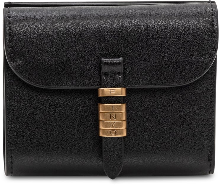 Pinko Portafoglio Saddle con Patta e Chiusura Frontale