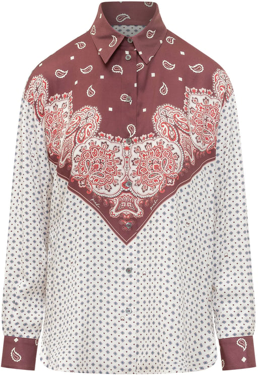 Pinko Camicia in twill stampa bandana