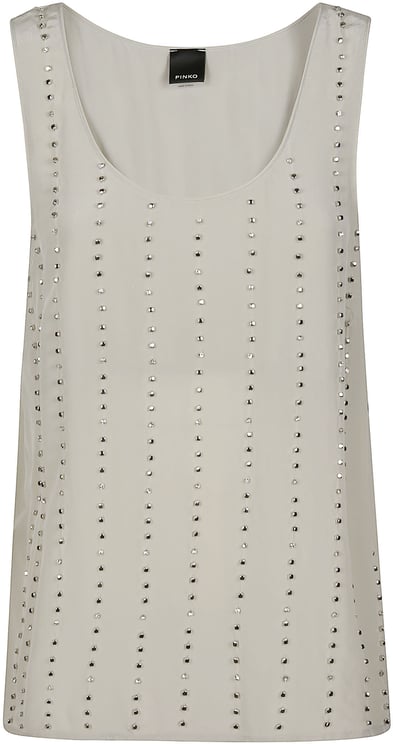 Pinko Tessa Tank Top Grey