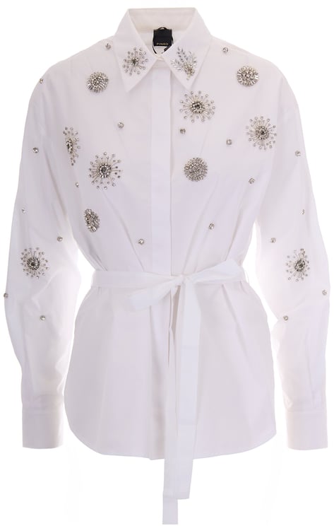 Pinko Shirts Bianco Brill
