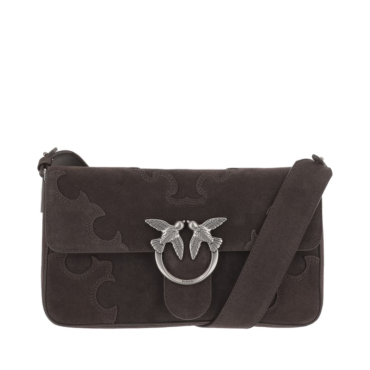 Pinko Love Bag One Slouchy Suede Bag