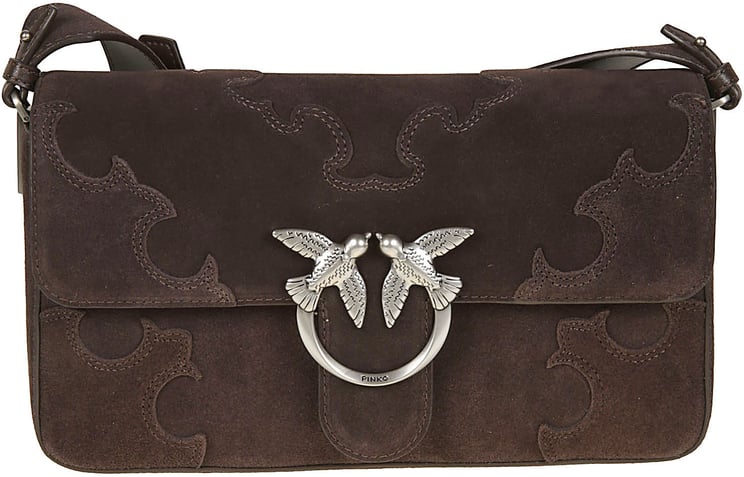 Pinko Love One Slouchy Classic Bag Brown