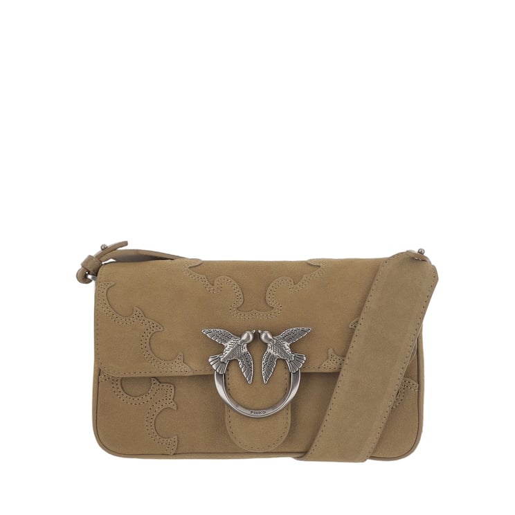 Pinko Love Bag One Slouchy Suede Bag