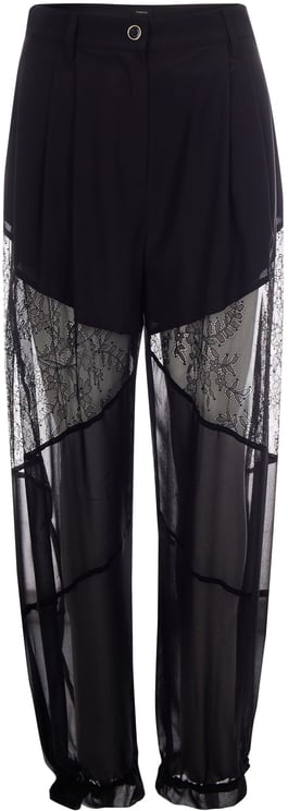 Pinko Trousers Nero Limousine