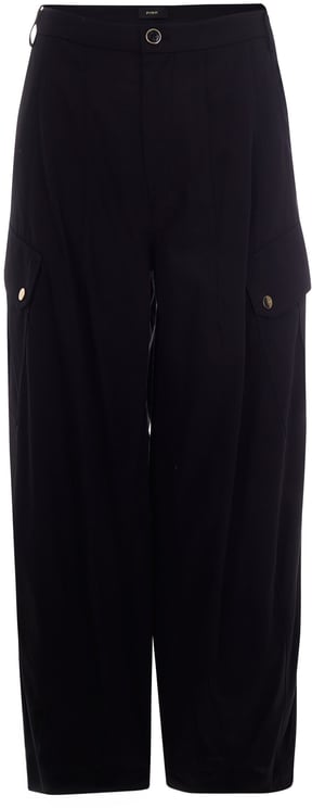 Pinko Trousers Nero Limousine
