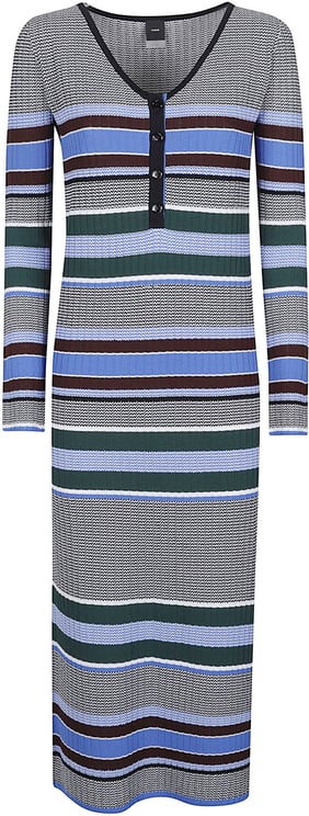 Pinko Bruma Long Dress Multicolour
