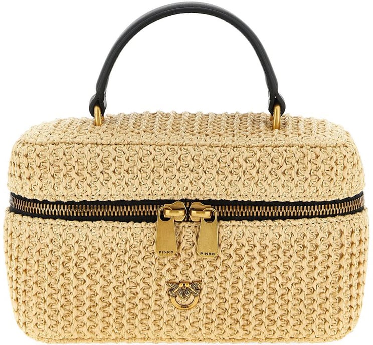 Pinko Bags Rafianeroantique Gold