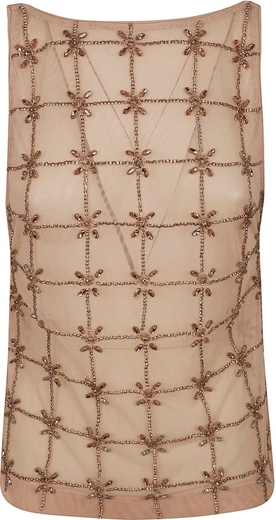 Pinko PINKO QUANDONG TOP TULLE FULL