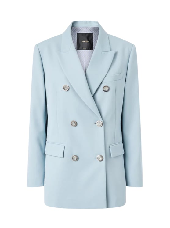 Pinko Structured Double-Breasted Classic Jacket