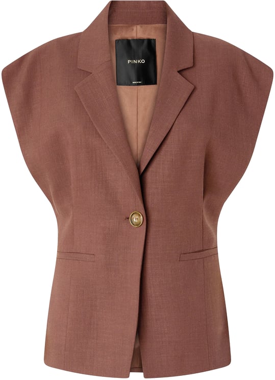 Pinko Jackets Marrone Terra X Piante
