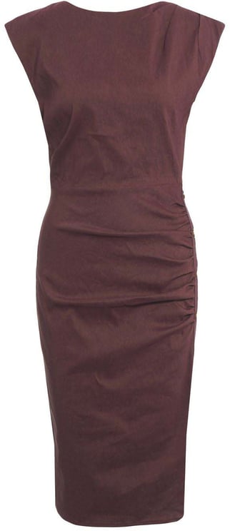 Pinko Linen blend midi dress 'Alissa'