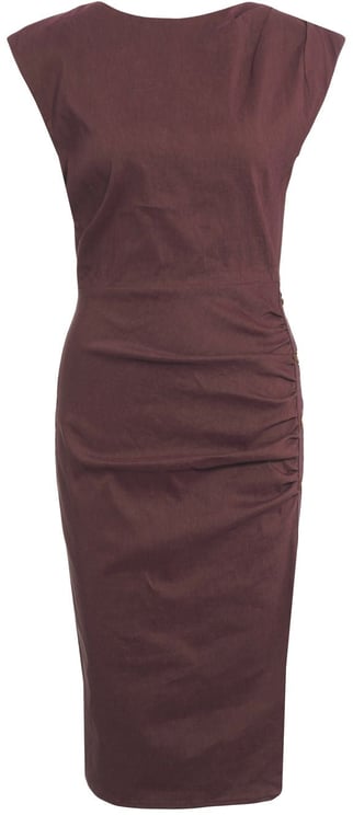Pinko Linen blend midi dress 'Alissa'