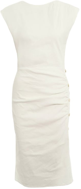 Pinko Linen blend midi dress 'Alissa'