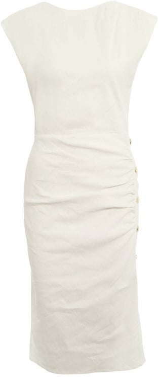 Pinko Linen blend midi dress 'Alissa'