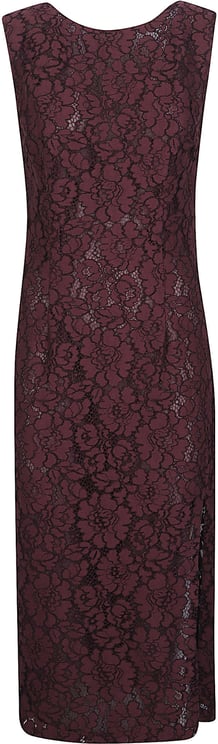 Pinko Drupa Midi Dress Red