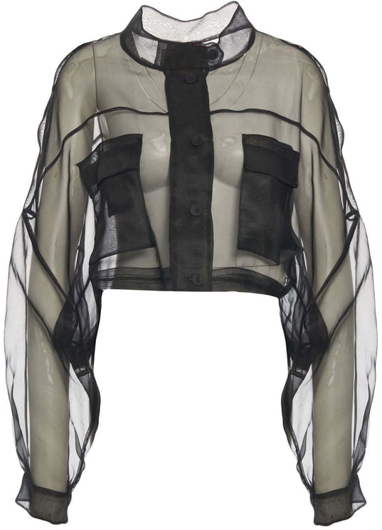 Pinko Silk organza jacket 'Longan'