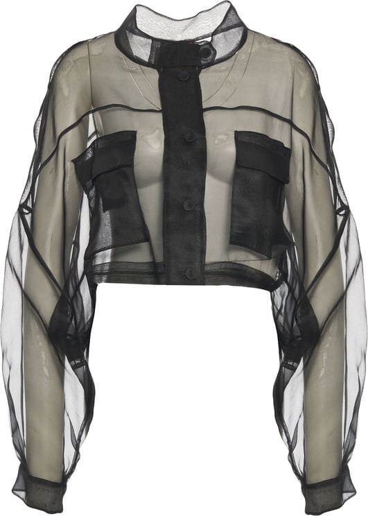 Pinko Silk organza jacket 'Longan'