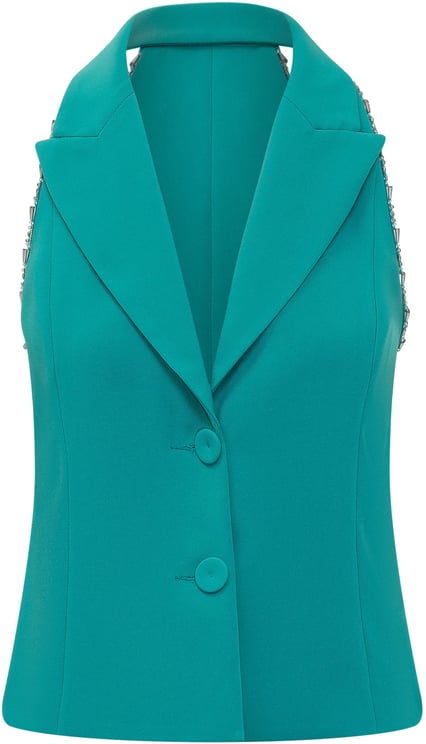 Pinko Gilet Strutturato con Revers
