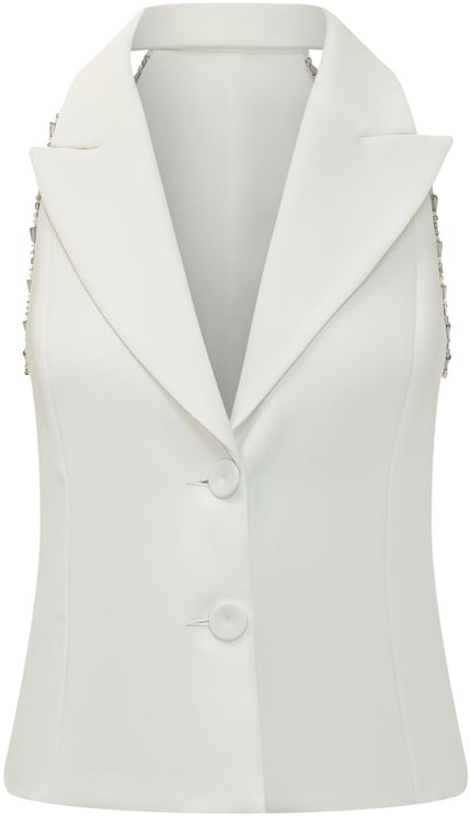 Pinko Gilet Strutturato con Revers
