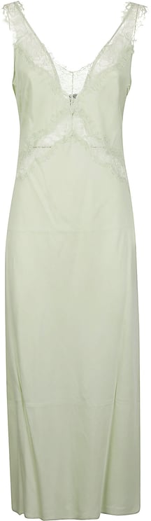 Pinko Anise Long Dress Green