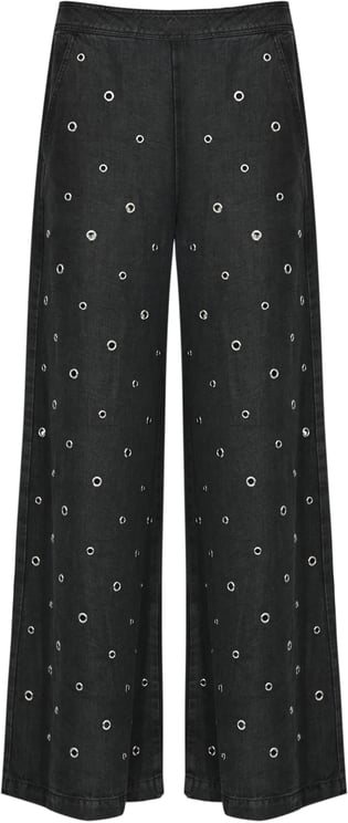 Pinko Trousers Nero Limousine
