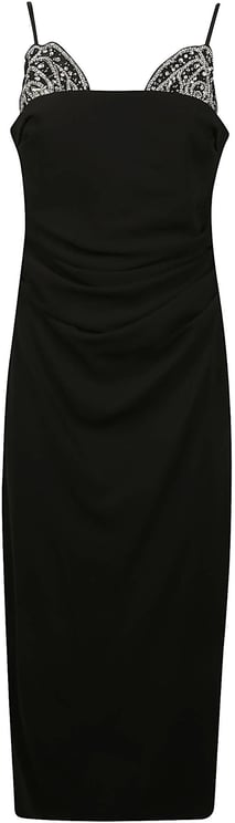 Pinko Carruba Midi Dress Black