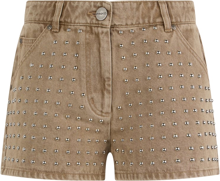 Pinko Denim shorts with studs