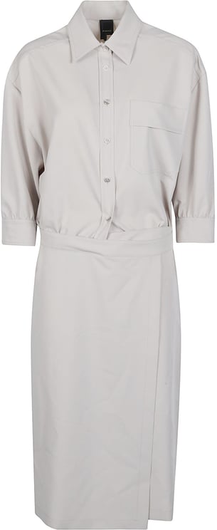 Pinko Ariane Midi Dress Grey