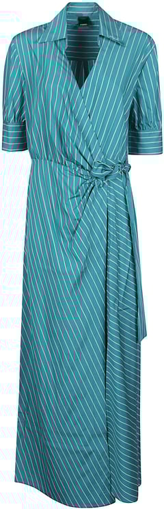 Pinko Alexandra Long Dress Green