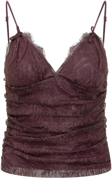 Pinko Top in Pizzo con Spalline