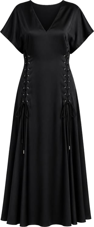 Pinko Arezzo Fluid Twill Satin Dress