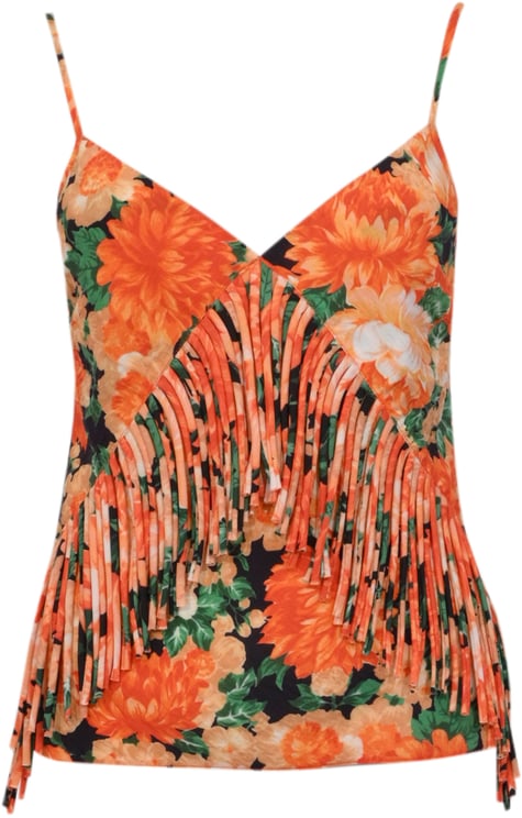 Pinko Top Mult.Arancio/Verde