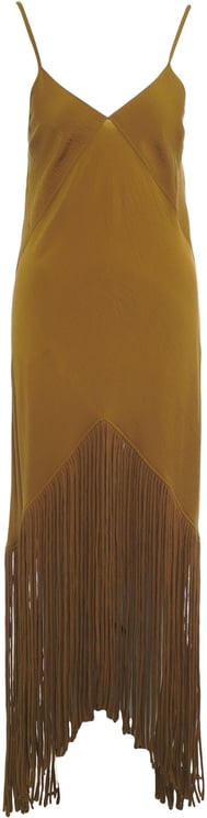 Pinko Midi dress with fringe detail 'Badia'
