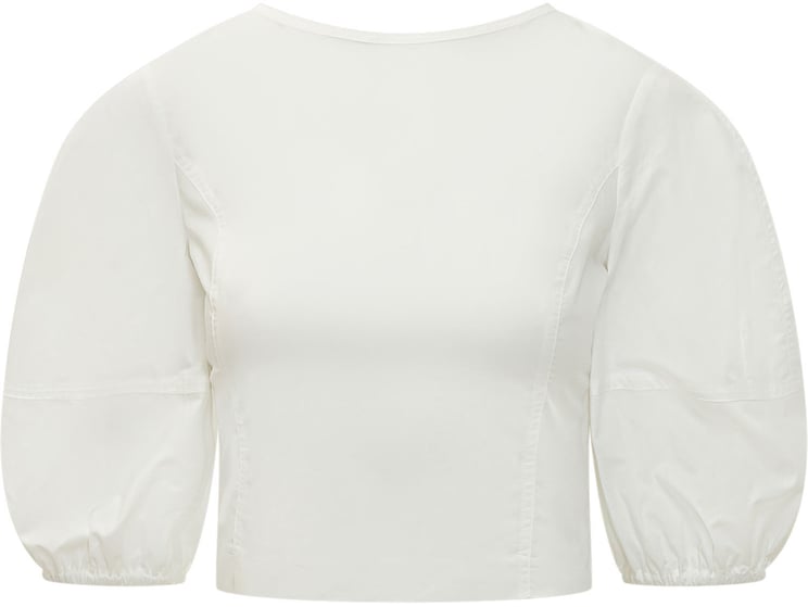 Pinko Blusa con Maniche a Sbuffo e Polsini Elastici