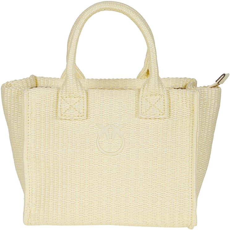 Pinko Beach Shopper Bag Yellow