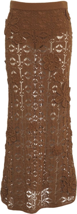 Pinko Crochet midi skirt 'Anthemis'