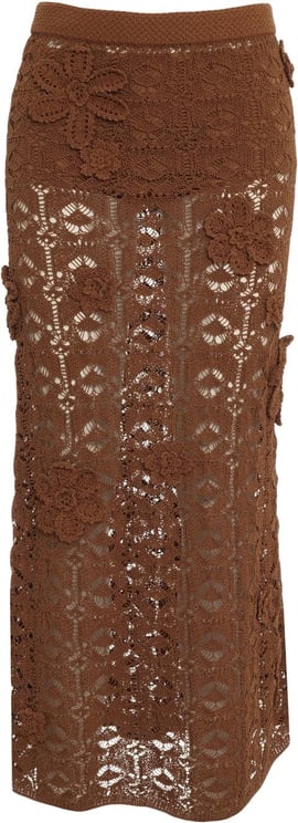 Pinko Crochet midi skirt 'Anthemis'
