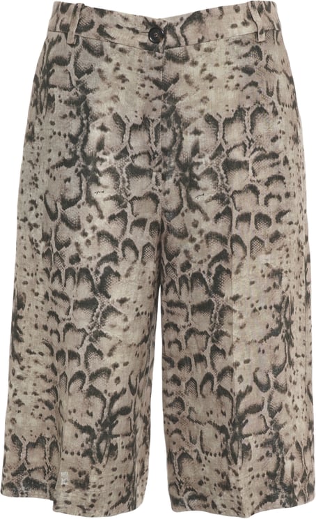 Pinko Bermuda shorts with phyton print 'Cattolica'