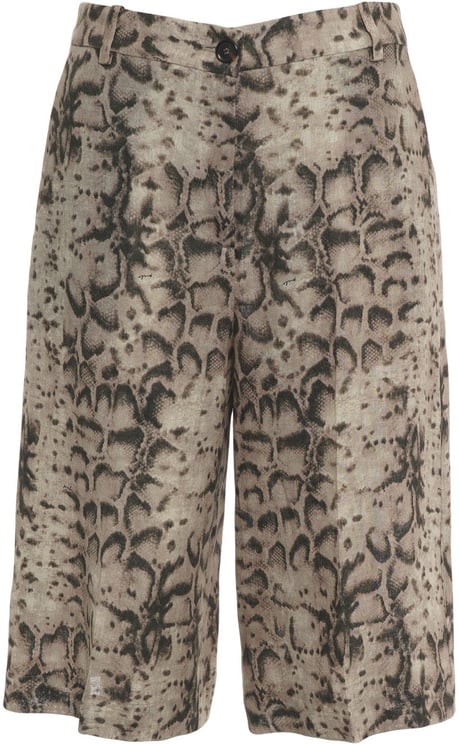 Pinko Bermuda shorts with phyton print 'Cattolica'