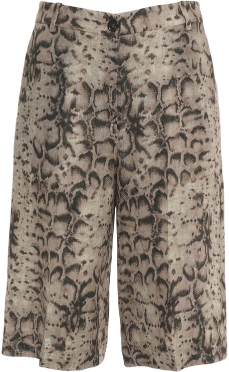 Pinko Bermuda shorts with phyton print 'Cattolica'