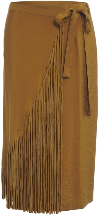 Pinko Midi skirt with fringes 'Bacedasco'