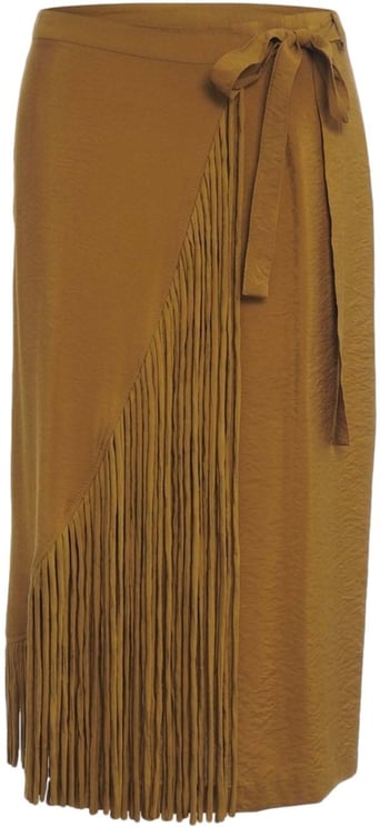 Pinko Midi skirt with fringes 'Bacedasco'
