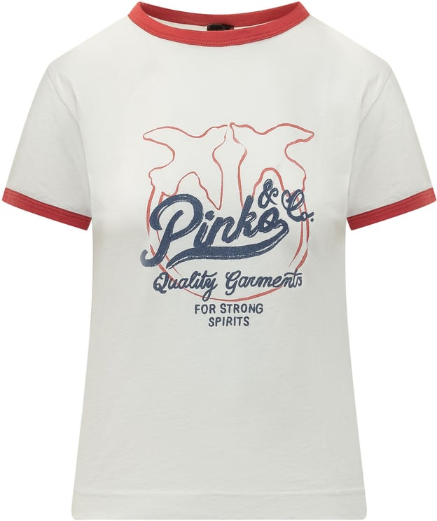 Pinko T-shirt con Stampa Logo Grafica