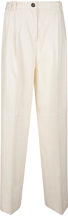 Pinko Brescello Wide Leg Pant White
