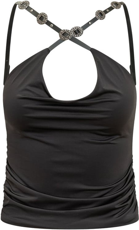 Pinko Top Drappeggiato con Spalline